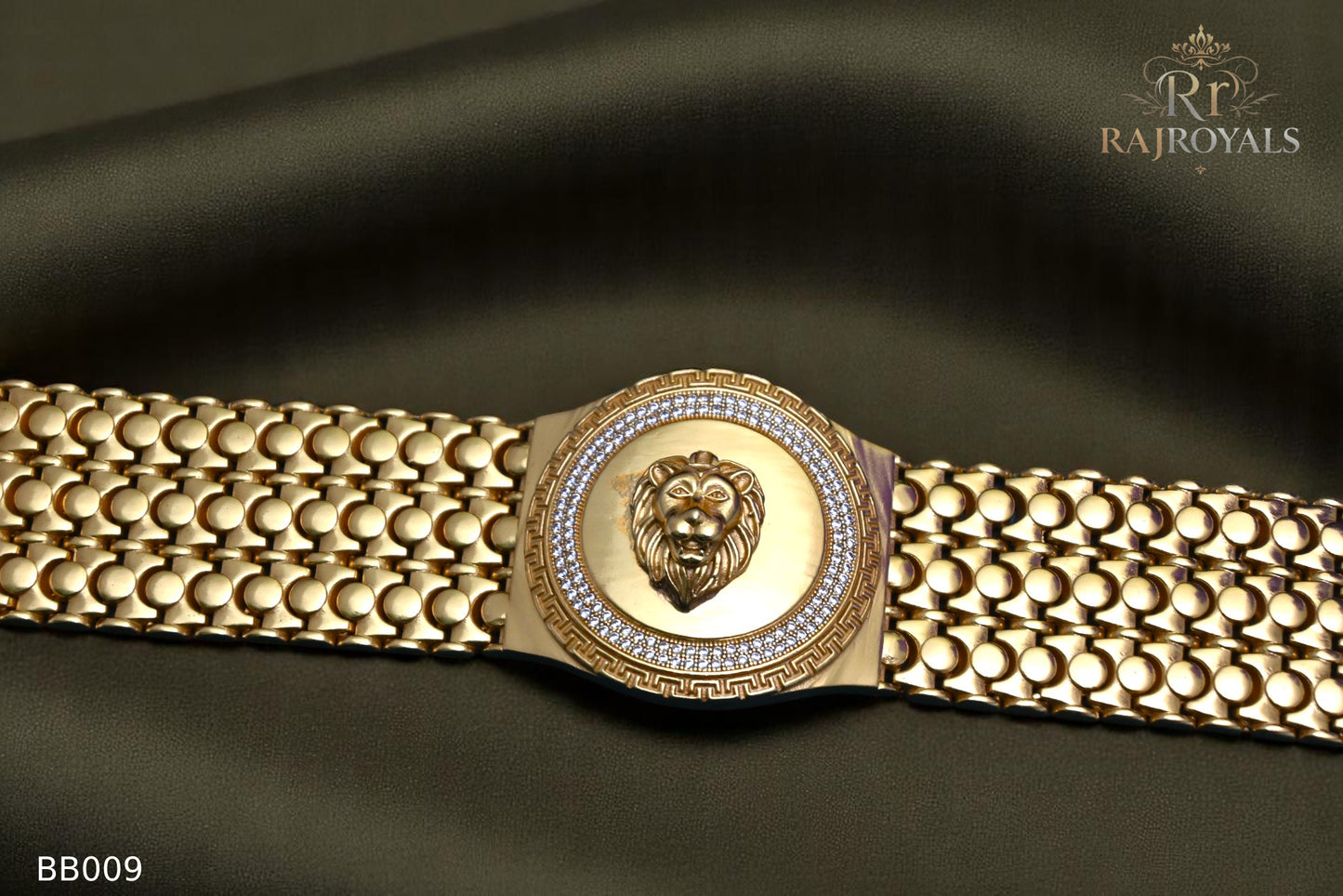 Classical tiger Logo design men's fashion diamond bracelet BB009