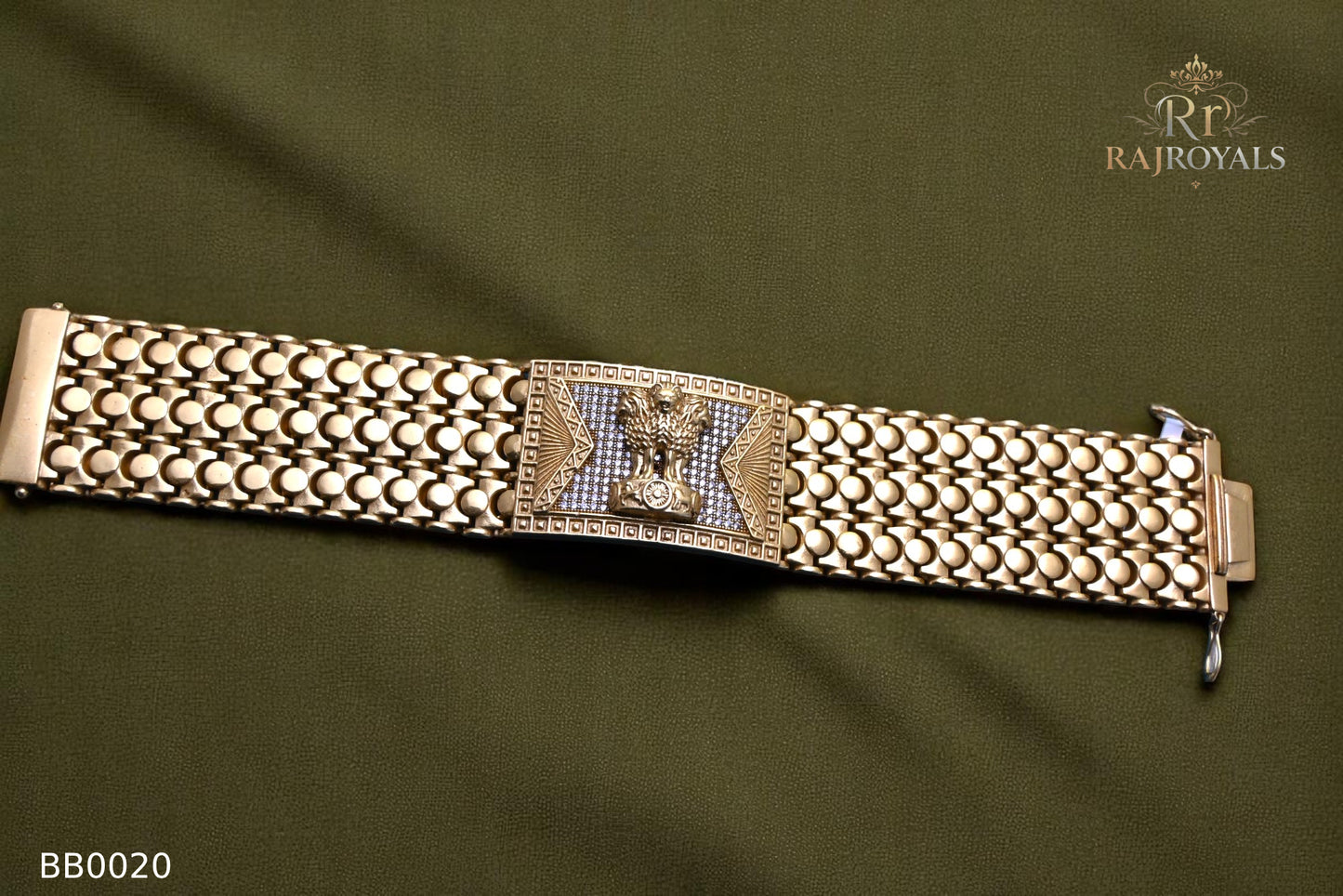 Exclusive indian mudra Logo Men’s Fashion Bracelet BB0020