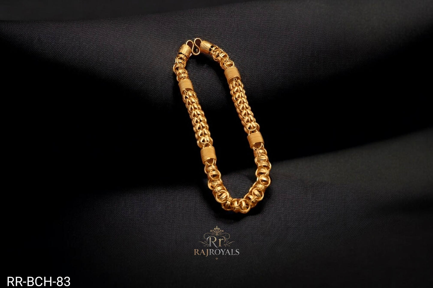 New High stylish Men’s Fashion Big Cap With Flower Design Best Chain RR.BCH.83