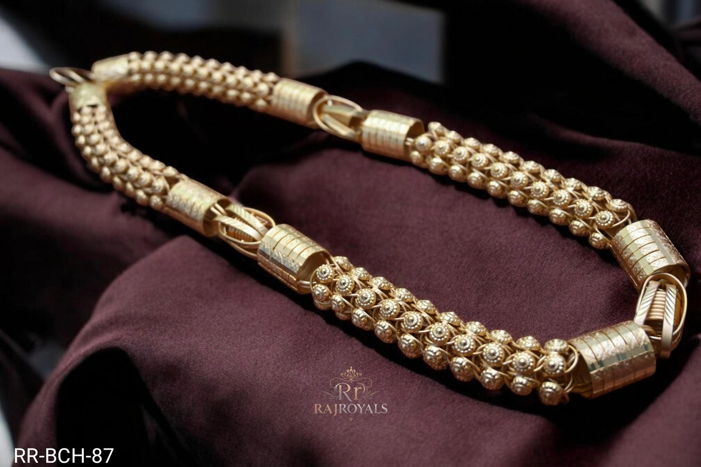 Cape with Round Kadi Spring Chain for Men RR.BCH.87