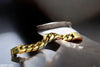 Golden Color Stainless Steel Cuban Link Bracelet for Men ceramic bracelet 001