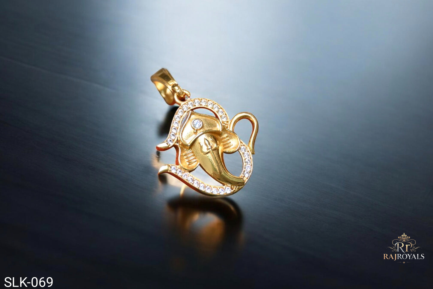 Superior Diamond GANESH Pendant for Men SLK.069