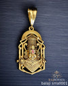 Miraculous Tirupati Balaji Gold Plated Pendant for Men's-BALAJI 001