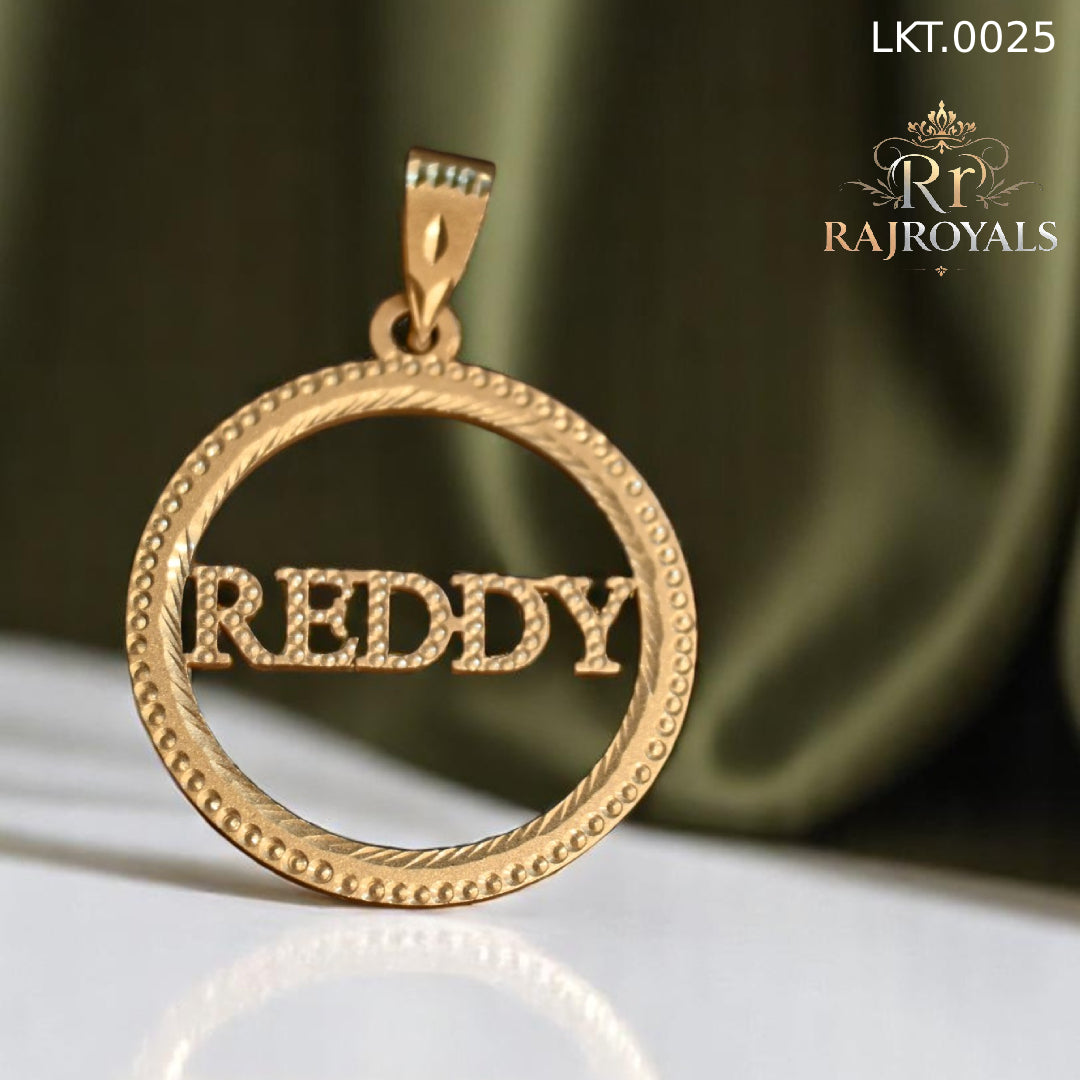 Masterful Gold REDDY NAME Pendant LKT0025