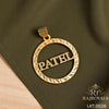 Masterful Gold PATEL NAME LOGO Pendant LKT0026