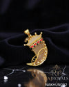 King of Lion Rajwadi Artificial Nail Pendant for men's NAKHUN 002