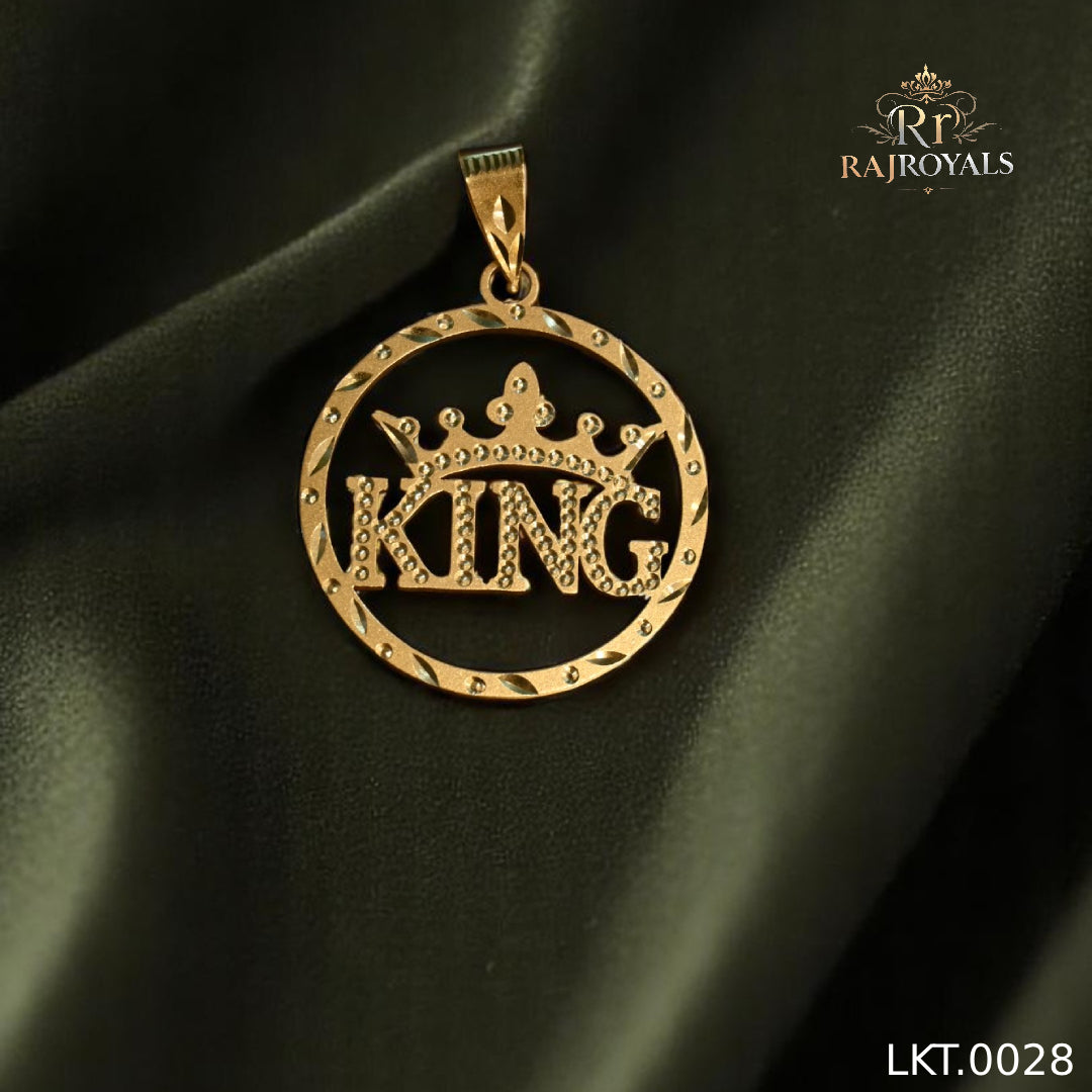Masterful KGN logo Gold Pendant LKT.0029