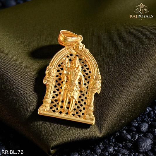 Luxurious Big mahadev Pendant For Men s RR.BL.76