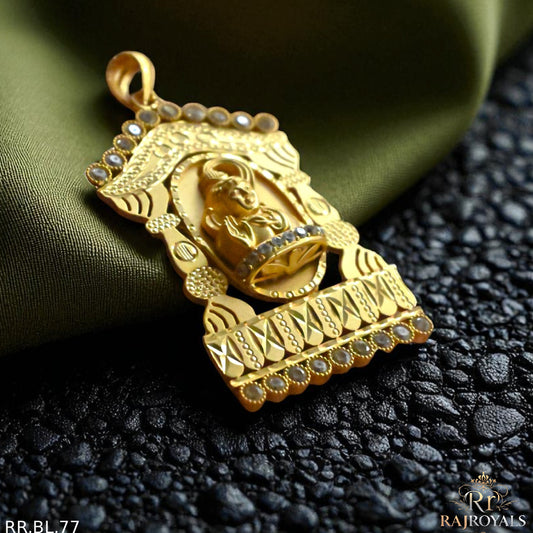 Dimand Big mahadev Pendant For Men s RR.BL.77