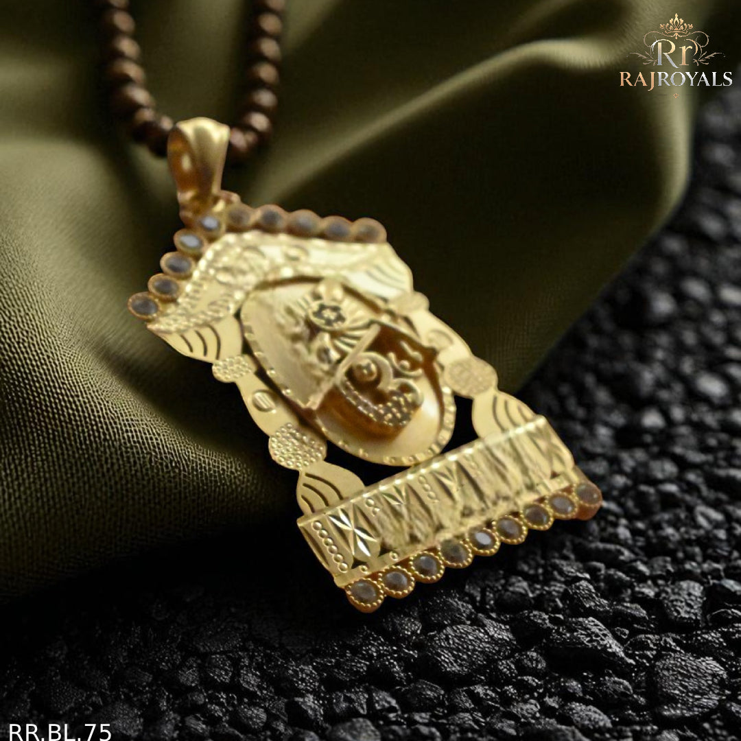 Dimand Big ganesh Pendant For Men s RR.BL.75