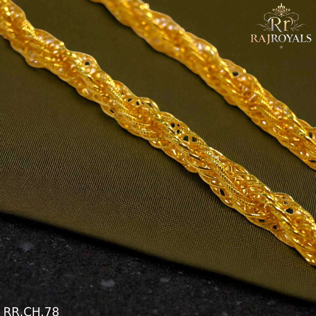 Rassi chain for men in real gold RR.CH.78