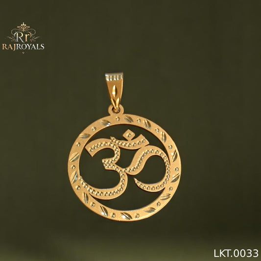 Om Gold pleted Pendant LKT.0033