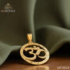 Om Gold pleted Pendant LKT.0033