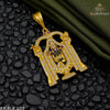 Superior Diamond Tirupati Balaji Pendant RR.BLK.109
