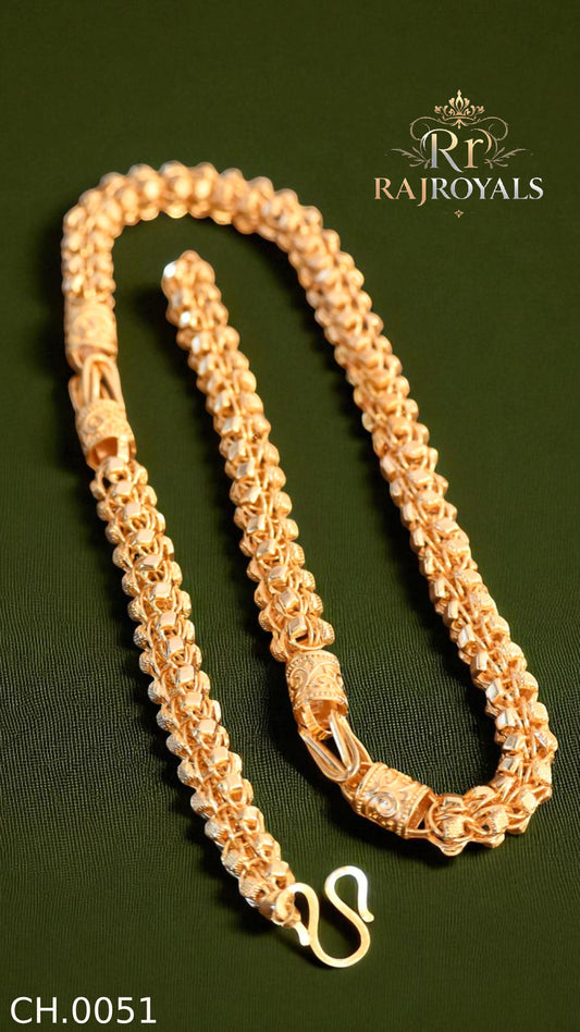 Classical Flower with Cape Spring Chain for Men CH.0051