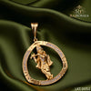 Superior Diamond Krishna Pendant for Men LCKT0052