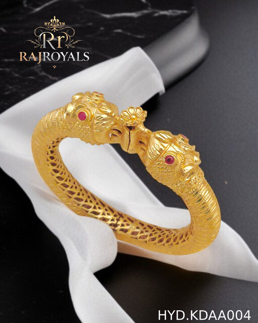 Hyderabadi most Luxurios Tiger Face kada for men's-HYD KDAA 004