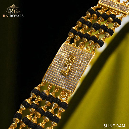 5 line rudrakhs bracelets for men ram name hindi