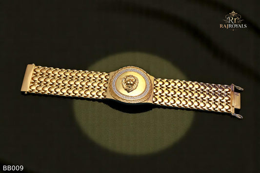 Classical tiger Logo  design men's fashion diamond bracelet BB009
