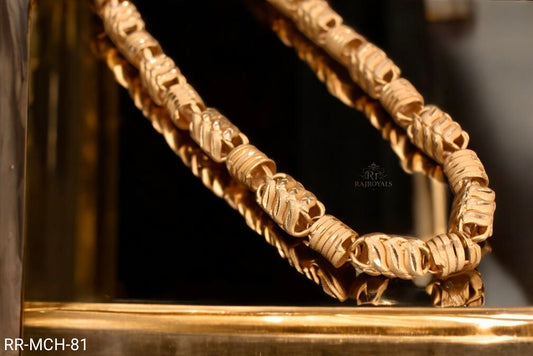 Exclusive Design tripal koyali design With gold platted Chain for men RR.MCH.81