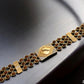 Superior Quality Jaguar Logo 3 Layer Gold Plated Rudraksh Bracelet R-BBST.021