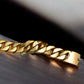 Golden Color Stainless Steel Cuban Link Bracelet for Men