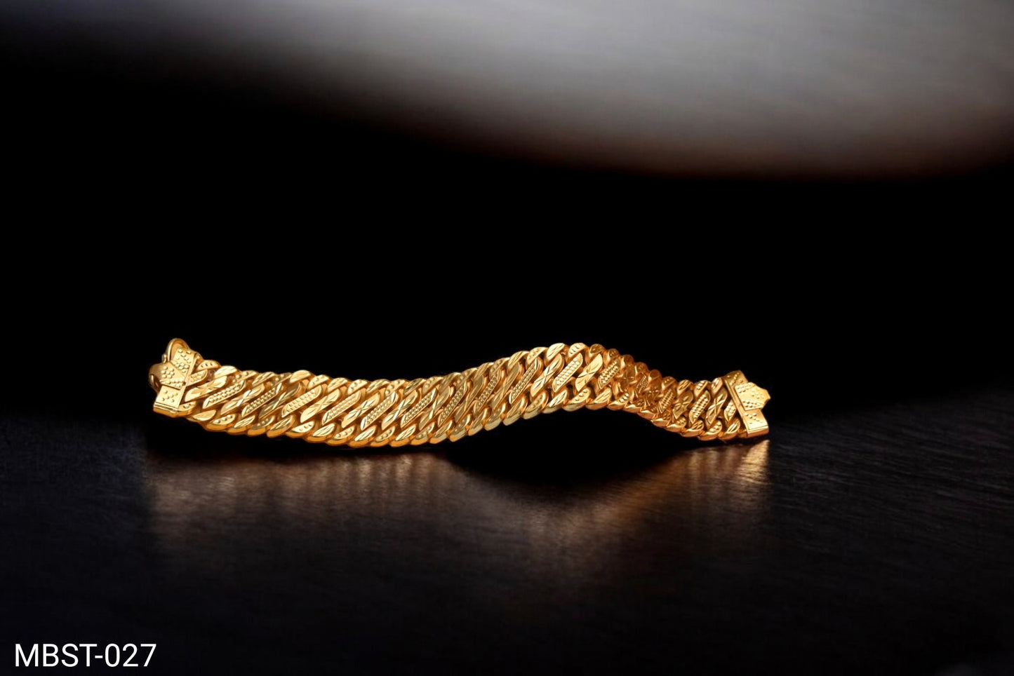 1 Gram Gold Plated Pokal Bracelet for Men