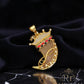 King of Lion Rajwadi Artificial Nail Pendant for men's NAKHUN 002