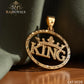 Masterful KGN logo Gold Pendant LKT.0029