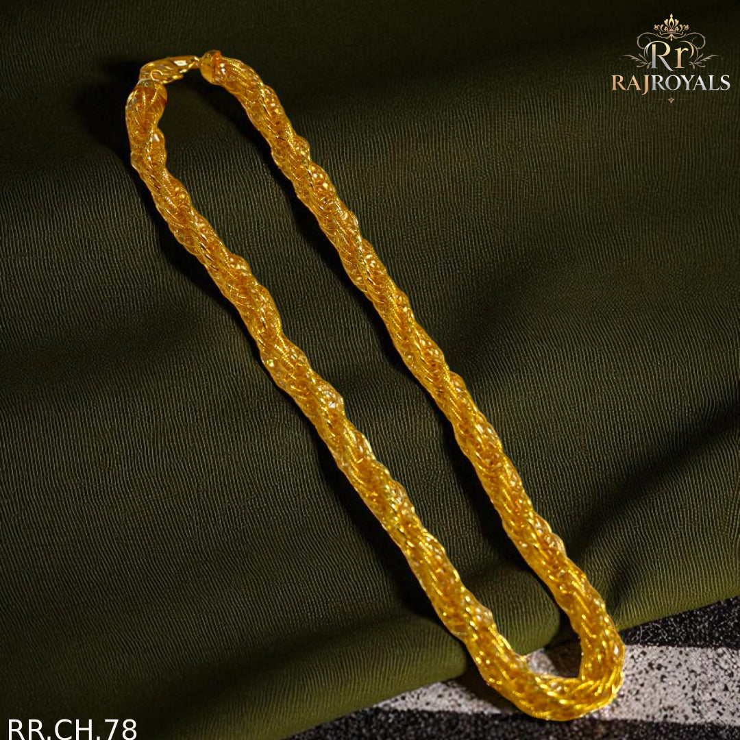 Rassi chain for men in real gold RR.CH.78
