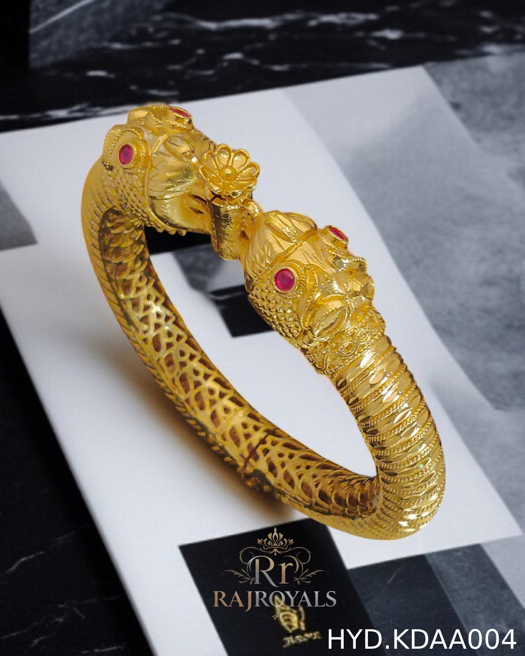 Hyderabadi most Luxurios Tiger Face kada for men's-HYD KDAA 004