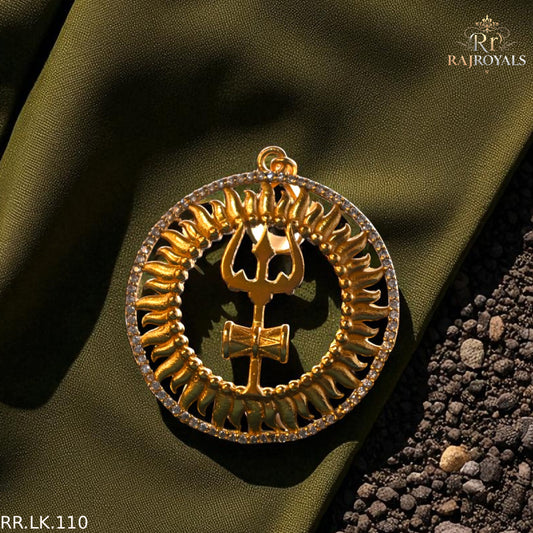 Superior Diamond  Trishul  damrukam for Men RR.LK.110